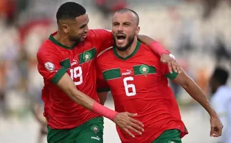 المنتخب المغربي يهزم تنزانيا بثلاثية في أولى مبارياته في كأس افريقيا