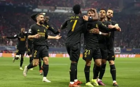 دوري أبطال أوروبا.. ريال مدريد يقترب من بلوغ ربع النهائي بعد فوزه على لايبزيغ