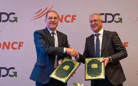 الONCF و صندوق الإيداع و التدبير يوقعان اتفاقية شراكة استراتيجية