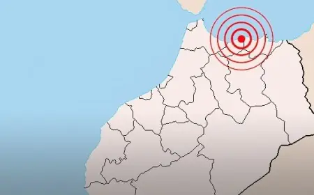 هزة ارضية بقوة 2,3 درجات بشمال المغرب