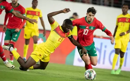 المنتخب المغربي يهزم أنغولا وديا بهدف نظيف
