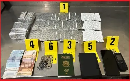 إيقاف 5 اشخاص بسبب ترويج المخدرات و المؤثرات العقلية بأكادير و الرباط