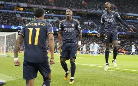 ريال مدريد يثأر من مانشستر سيتي ويبلغ نصف نهائي دوري أبطال أوروبا