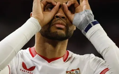 النصيري يتألق مع إشبيلية و يسعى لتحطيم رقم جديد
