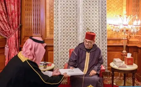 الملك محمد السادس يستقبل مبعوث العاهل السعودي