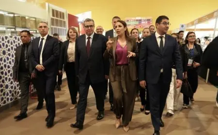 اخنوش و المهدي بنسعيد يفتتحان المعرض الدولي للنشر و الكتاب بالرباط