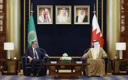 أخنوش يمثل الملك في أعمال الدورة الـ33 لمجلس جامعة الدول العربية بالمنامة