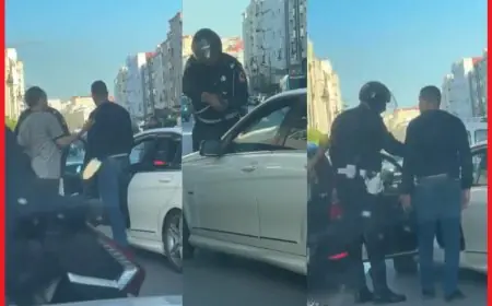 أمن طنجة يحقق في واقعة سائق رفض الامتثال
