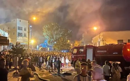 فاس.. وفاة 4 أشخاص وإصابة 26 آخرين في حريق شب بقيسارية