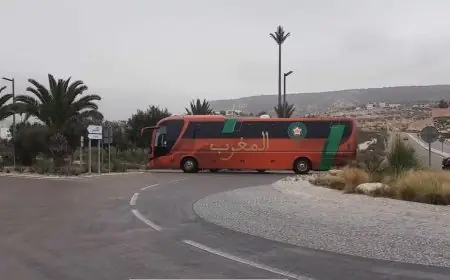 بالفيديو.. بعثة المنتخب الوطني تصل لفندق الاقامة بتغازوت