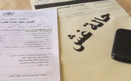 العمليات الأمنية لزجر مظاهر الغش بامتحانات الباكالوريا تسفر عن ضبط 58 حالة على الصعيد الوطني