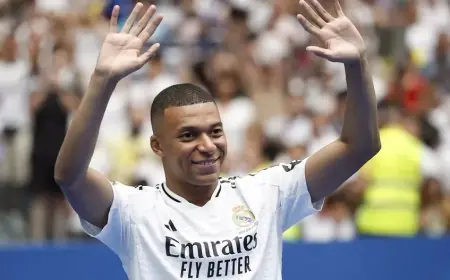 في حفل أسطوري .. ريال مدريد يقدم لاعبه الجديد كيليان مبابي (فيديو)