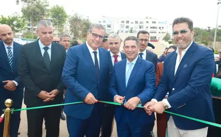 تدشين مشاريع تنموية بمدينة أكادير بمناسبة الذكرى 25 لعيد العرش
