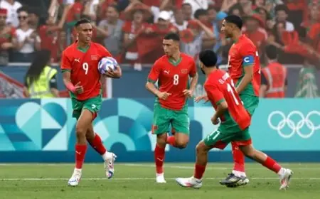 المنتخب الأولمبي يبلغ ربع نهائي "أولمبياد باريس" بعد فوزه على العراق بثلاثية