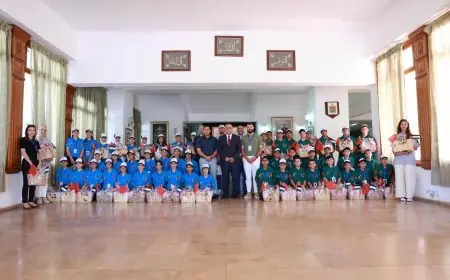 أطفال القدس في زيارة لمدينة شفشاون