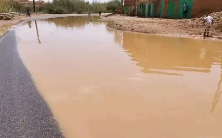 العثور على جثة سيدة جرفتها سيول الأمطار في ورزازات