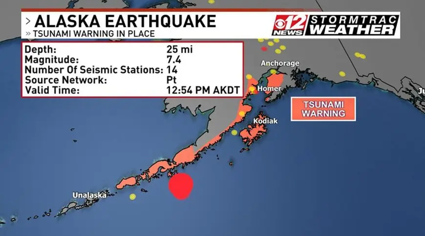 بعد زلزال بقوة 7,5 درجات .. تحذير من تسونامي بآلاسكا الامريكية