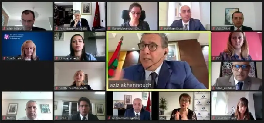 اخنوش يجري مباحثات مع رئيسة البنك الأوروبي لإعادة الاعمار والتنمية