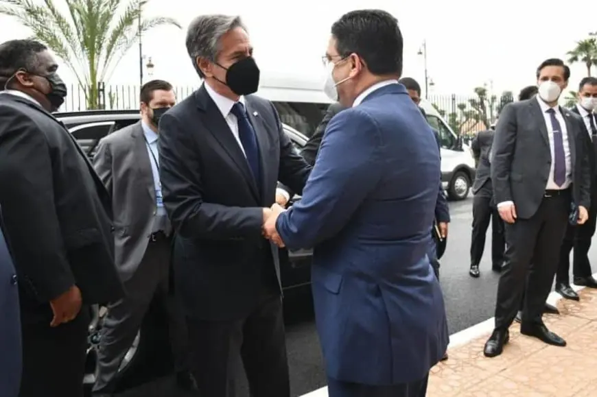 بوريطة يستقبل وزير الخارجية الاميركي بلينكين