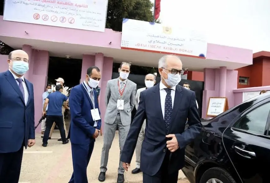 بنموسى يعطي انطلاق امتحانات الباكالوريا من سلا