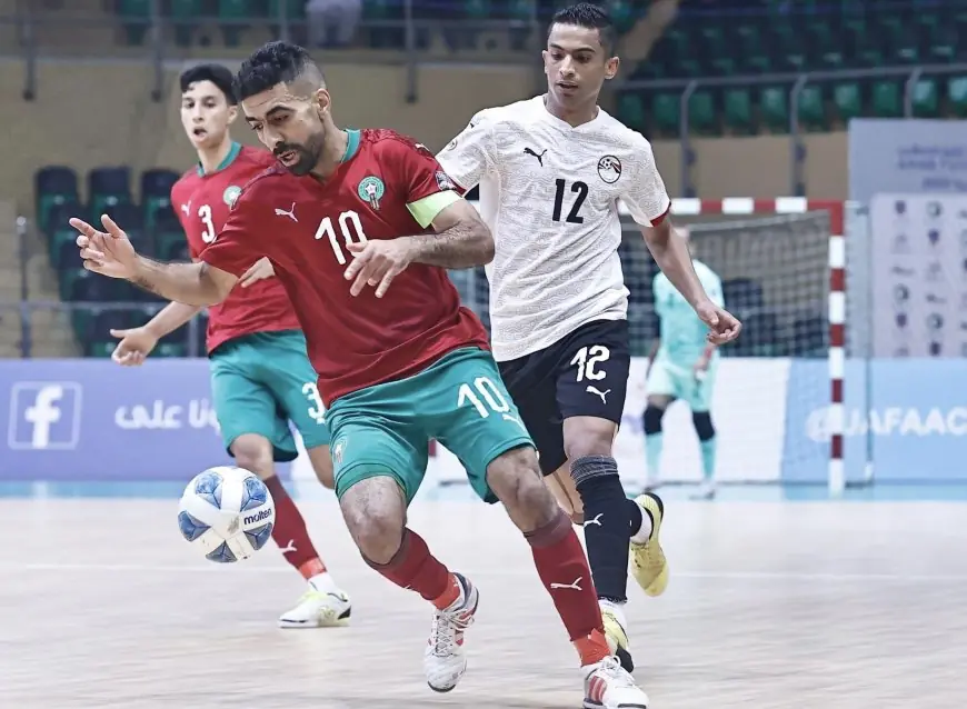 المنتخب المغربي يهزم مصر ويبلغ نهائي كأس العرب لكرة القدم داخل القاعة