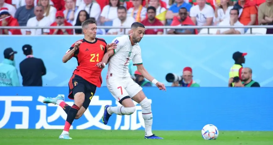 المنتخب المغربي يحقق فوزًا تاريخيًا على بلجيكا ويقترب من بلوغ الدور الثاني من المونديال