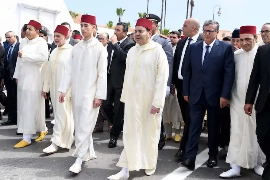 مولاي الحسن ومولاي رشيد يحضران جنازة عبد الواحد الراضي
