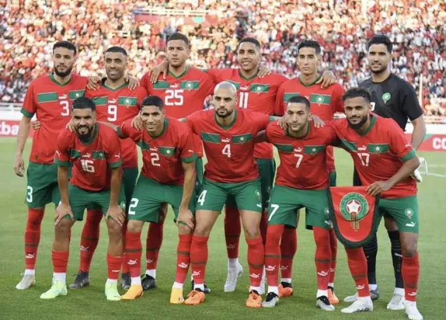 تشكيلة المنتخب المغربي أمام جنوب افريقيا