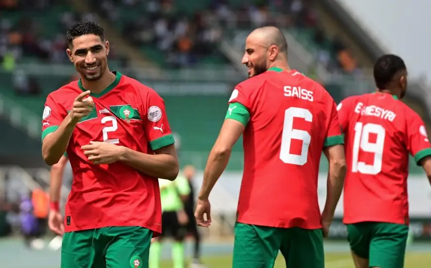 تشكيلة المنتخب المغربي امام جنوب إفريقيا