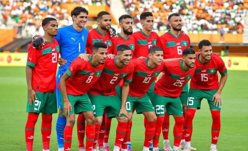 التشكيلة الرسمية للمنتخب المغربي في مباراة انغولا