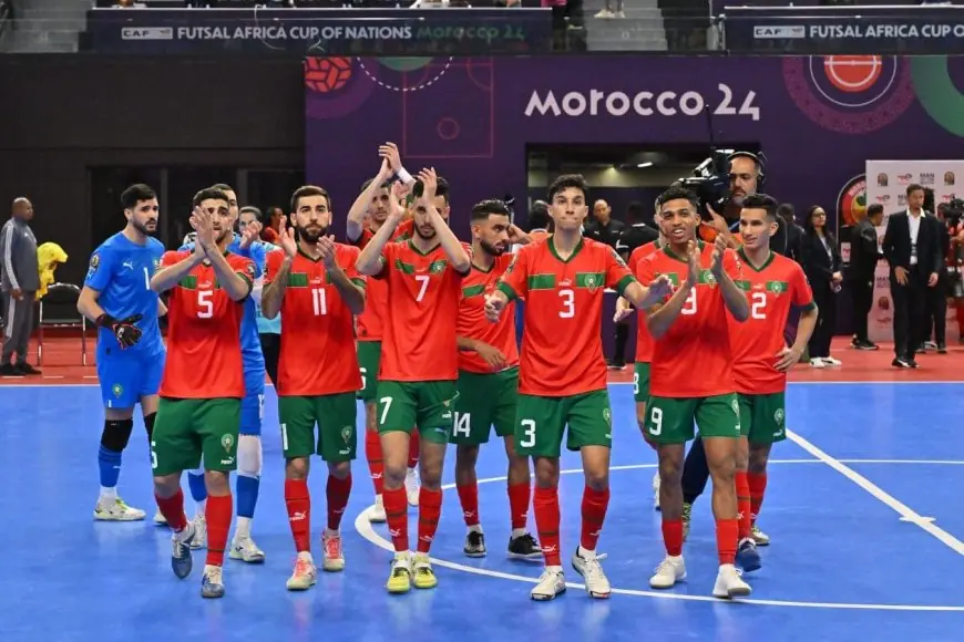 المنتخب المغربي يبلغ نهائي كأس افريقيا ويتأهل إلى كأس العام للفوتسال