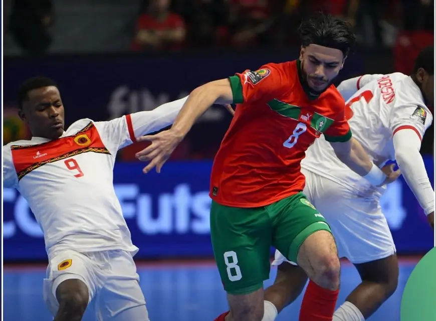 المنتخب المغربي يهزم أنغولا ويتوج بكأس افريقيا للفوتسال