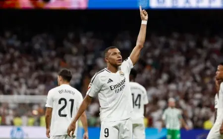 مبابي يقود ريال مدريد للفوز على  ريال بيتيس