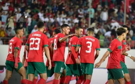 المنتخب الوطني المغربي يهزم نظيره الغابوني