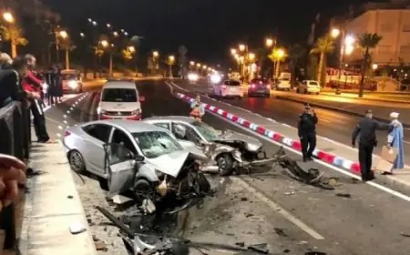مقتل 16 شخص وإصابة 2587 اخرين في حوادث السير بالمغرب خلال أسبوع