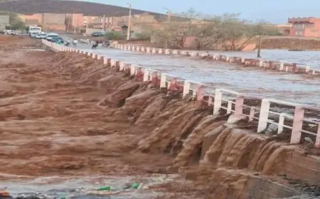 وزارة الداخلية تدعو المواطنين إلى اخد الحيطة والحذر بسبب الأمطار الغزيرة
