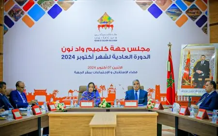 مجلس جهة كلميم واد نون يعقد دورته العادية لشهر أكتوبر 2024 ويصادق على مشاريع تنموية هامة