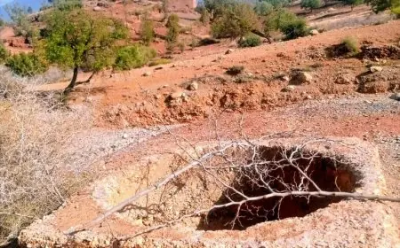 العثور على فتاة على قيد الحياة في بئر بزاكورة