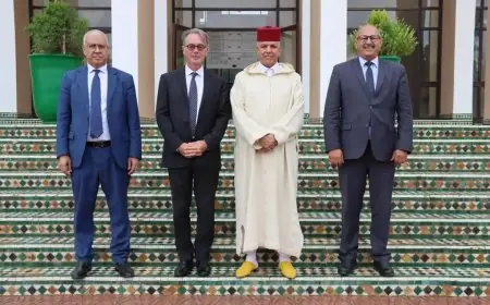 زيارة القنصل العام الفرنسي إلى تارودانت لمناقشة المشاريع التنموية