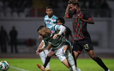 رضوان جيد يؤكد أن ركلة الجزاء الممنوحة للرجاء الرياضي غير صحيحة