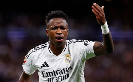 تضامن عالمي مع نجم ريال مدريد فينيسيوس بعد خسارة الكرة الذهبية