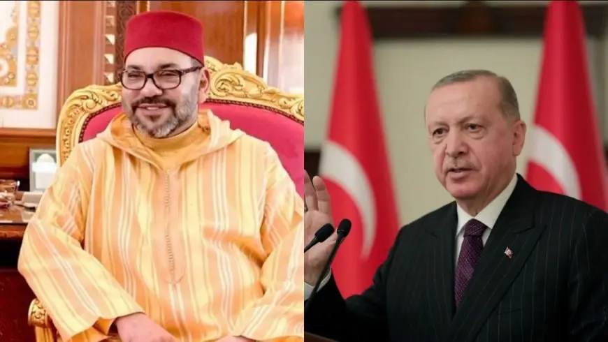 الملك محمد السادس لأردوغان: أؤكّد حرصي على مواصلة التعاون بين المغرب وتركيا