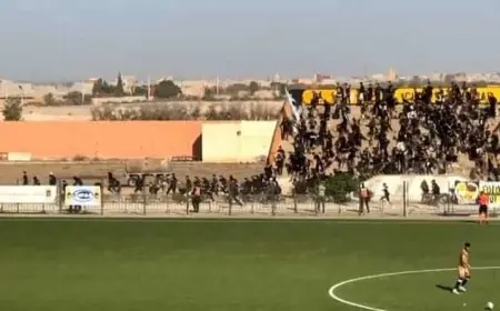 أعمال شغب توقف مباراة في الهواة بين شباب هوارة وأمل تيزنيت