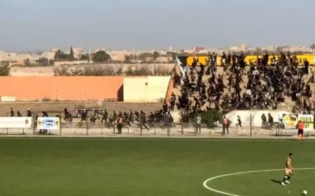عقوبات قاسية ضد شباب هوارة وأمل تزنيت بعد أحداث لارياضية في مباراة القسم الوطني هواة