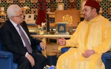 الملك محمد السادس يبعث ببرقية تهنئة إلى محمود عباس بمناسبة العيد الوطني لفلسطين