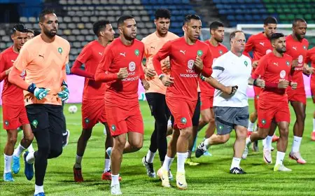 تشكيلة أسود الأطلس لمواجهة منتخب الغابون