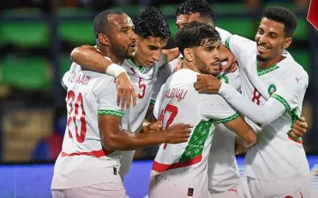 المنتخب المغربي يهزم نظيره الغابوني في تصفيات "الكان"