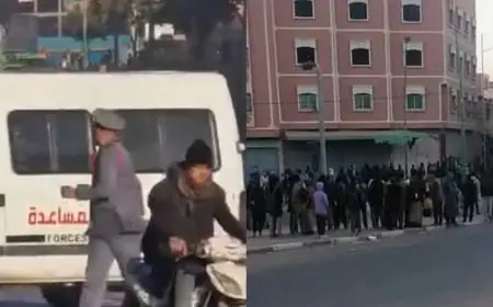 مواجهات بين مهاجرين أفارقة وقوات الأمن بالقليعة نواحي إنزكان
