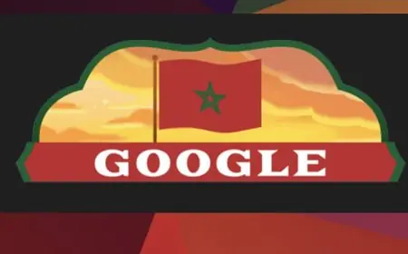 غوغل يحتفي بالذكرى الـ69 لعيد استقلال المغرب