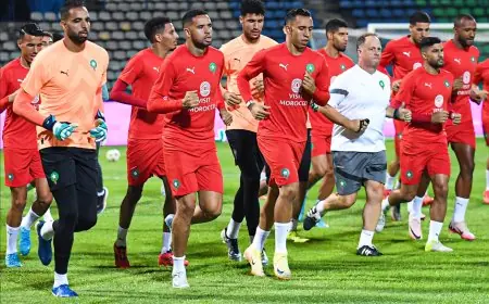 التشكيلة الرسمية للمنتخب الوطني المغربي أمام منتخب ليسوتو